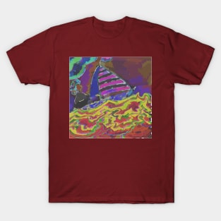 Sea and the nighttime. T-Shirt